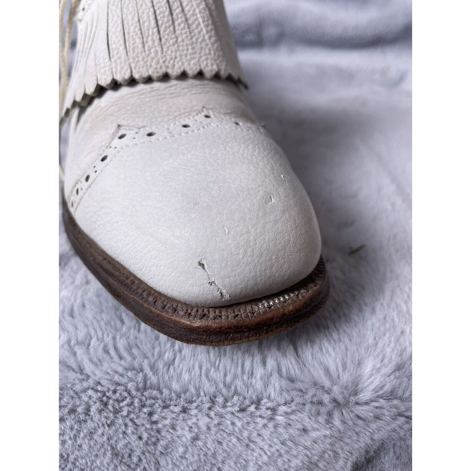 Footjoy Foot Joy Classics 91520 White Golf Shoes Womens Size 8.5 AA Size US 8.5 / IT 38.5 - 9 Thumbnail