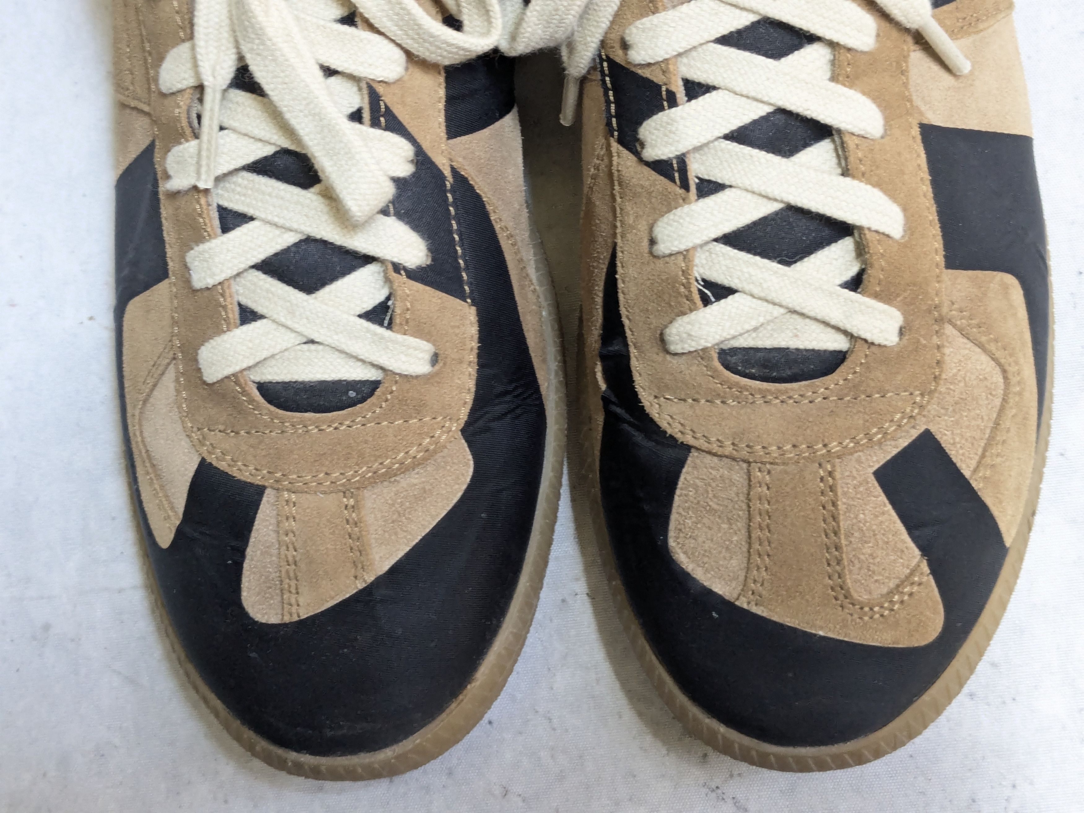 Maison Margiela Maison Margiela Replica GAT Brown 9 42 Black Gum Low Size US 9 / EU 42 - 4 Thumbnail