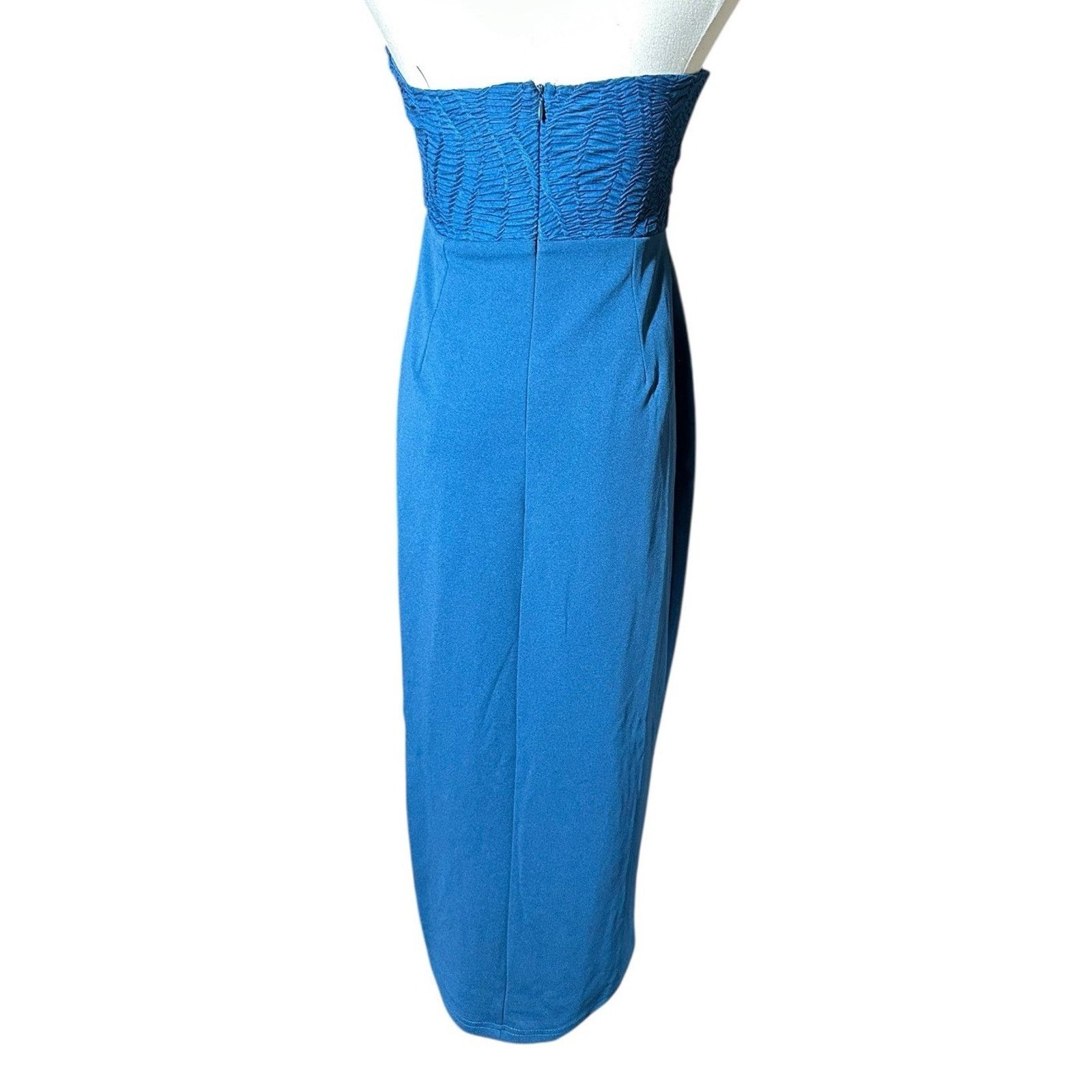 Other Lulus Passionate Aura Teal Blue Strapless Midi Dress Sz M Size M / US 6-8 / IT 42-44 - 7 Thumbnail