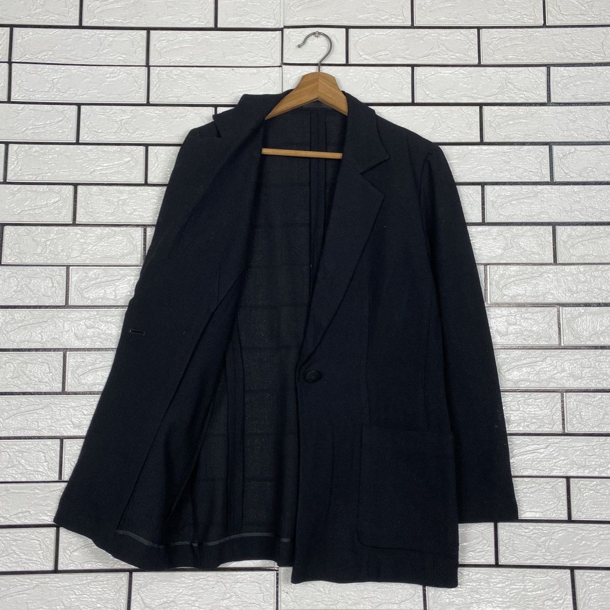 Burberry 📌Rich Black Button Jacket Burberrys Size US XXS / EU 40 - 12 Thumbnail