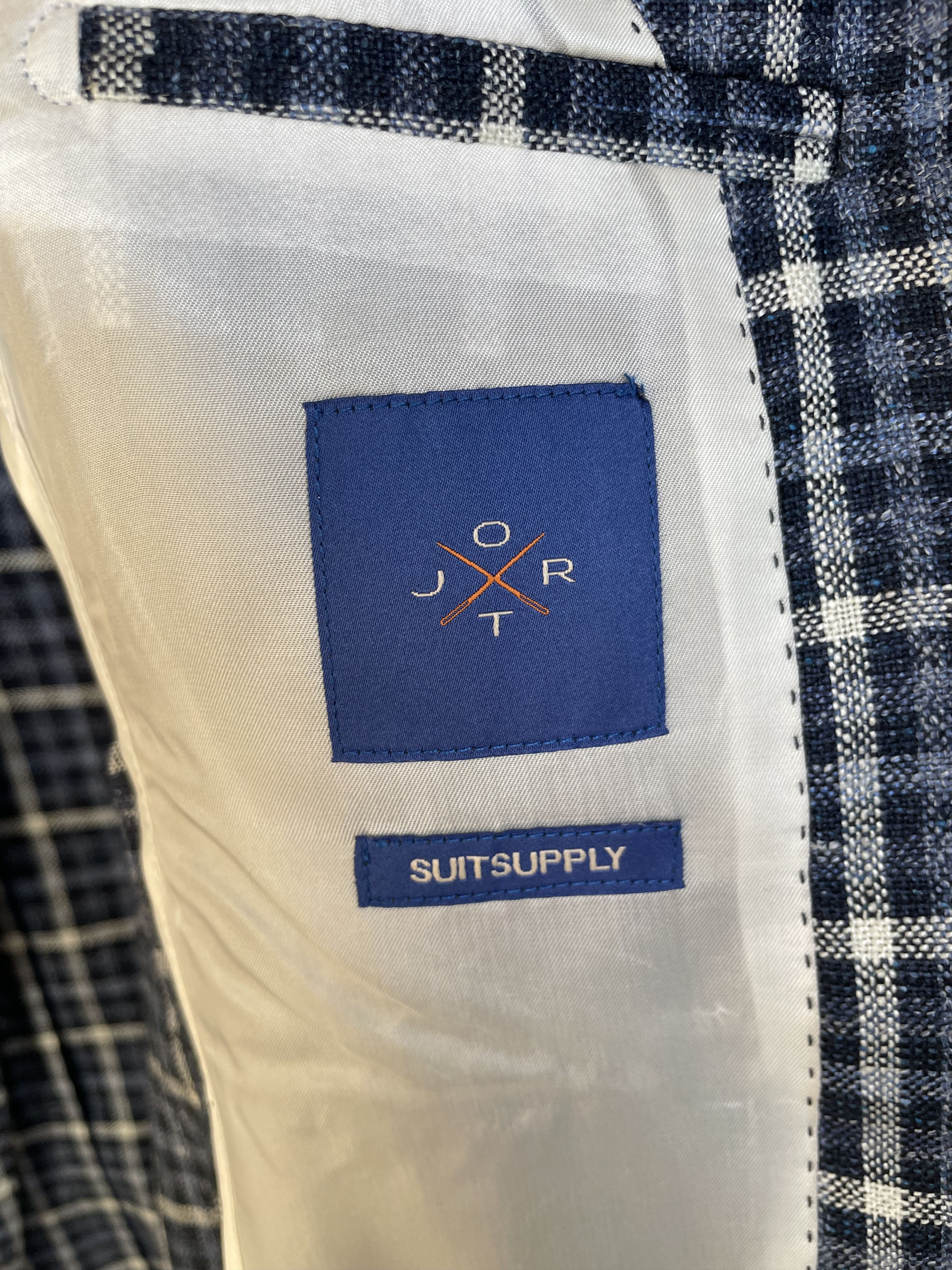 Suitsupply NWT Suitsupply blue checked Jort jacket, size 36R\EU46 Size 36R - 5 Thumbnail
