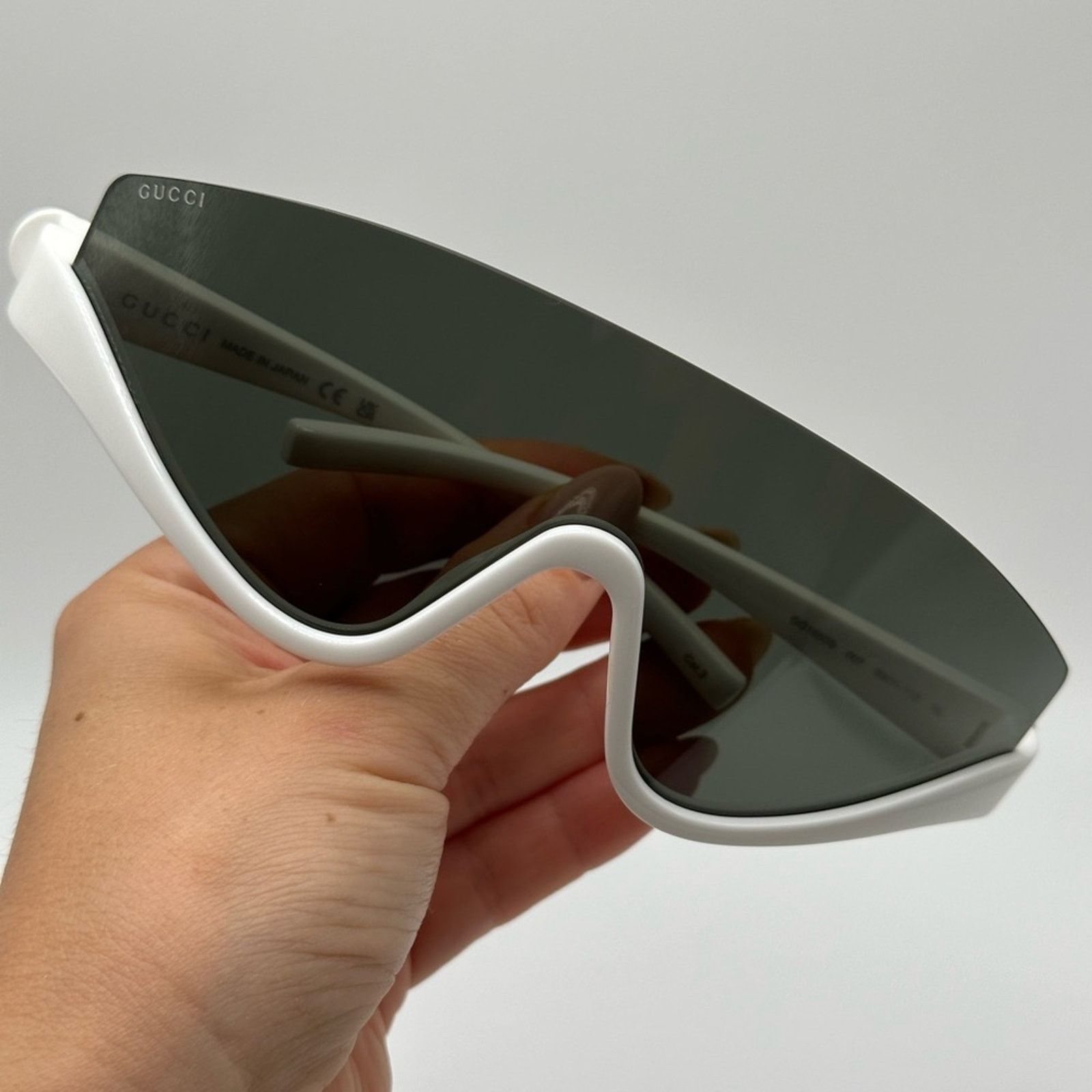 Gucci BRAND NEW GUCCI GG1650S 007 White Grey Unisex Sunglasses Size ONE SIZE - 8 Thumbnail