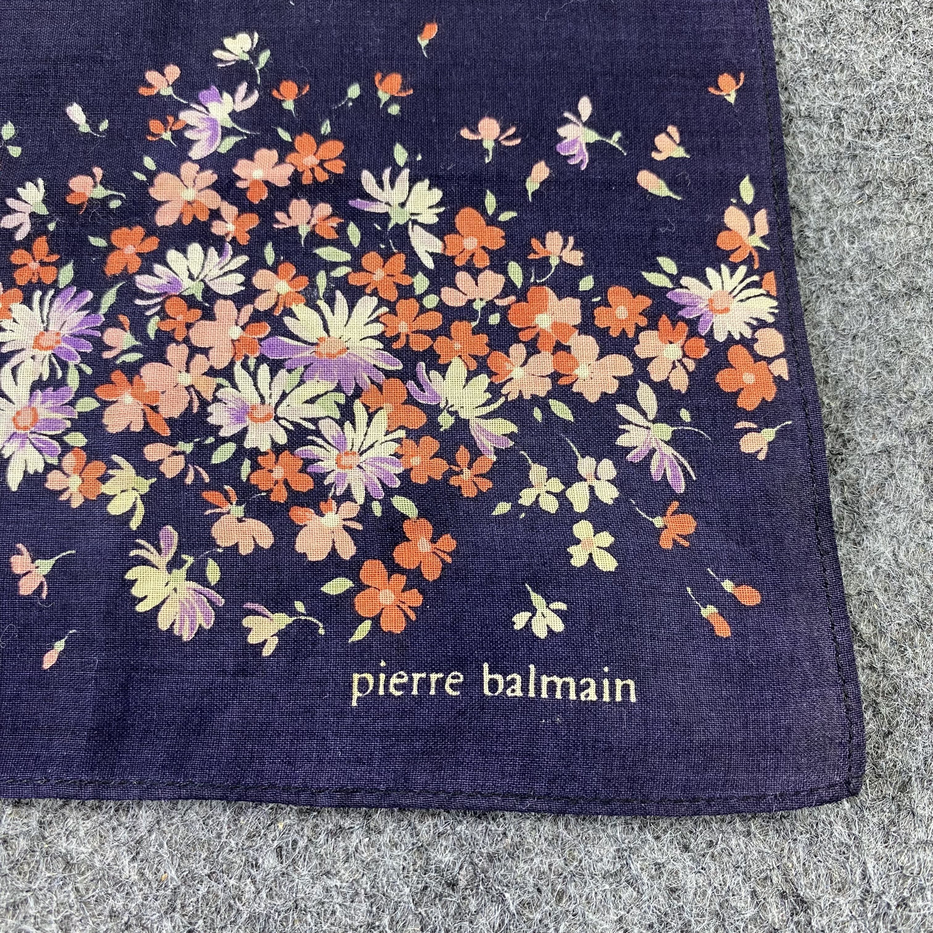 Pierre Balmain Pierre Balmain Handkerchief / Bandana / Neckerchief-B558 Size ONE SIZE - 5 Thumbnail