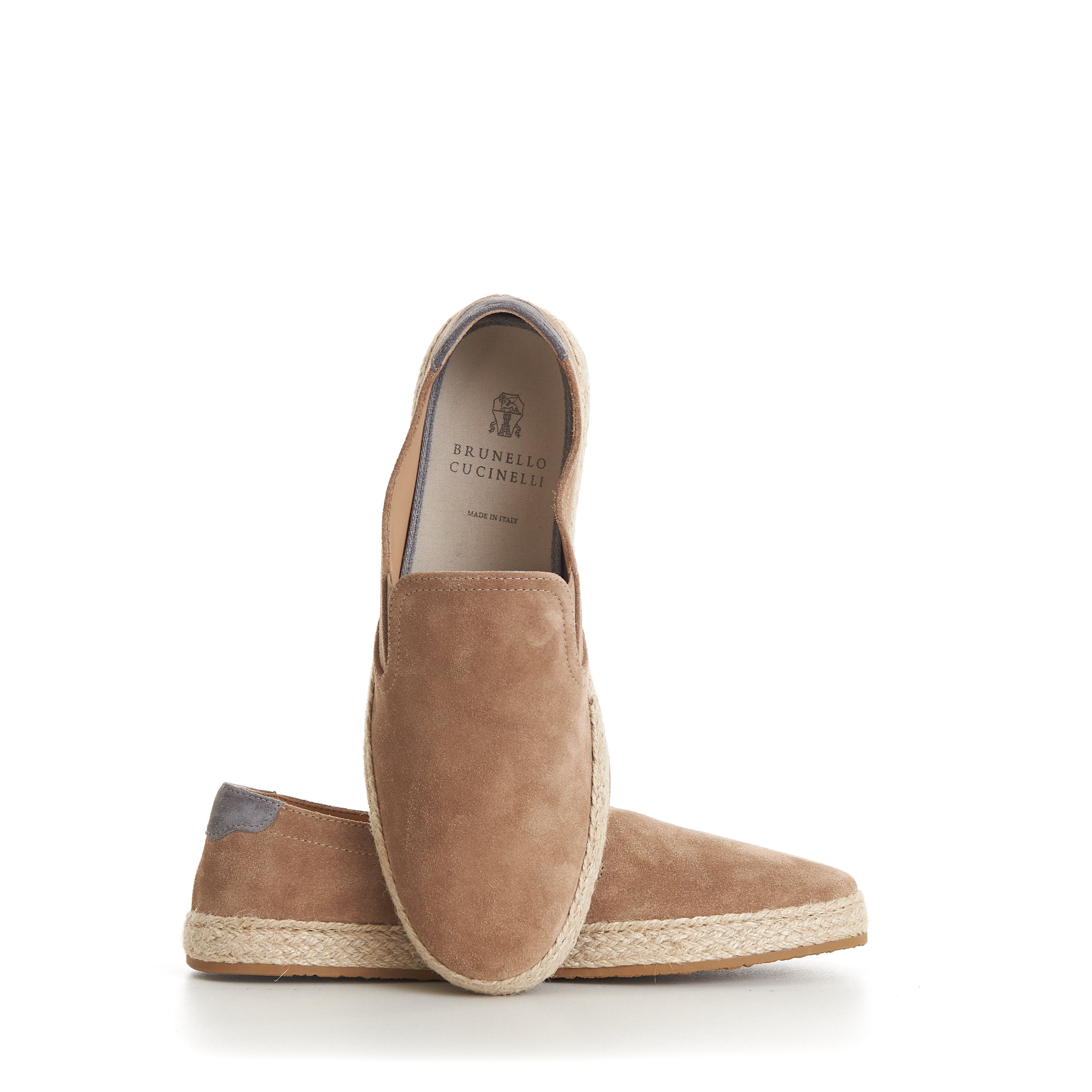 Brunello Cucinelli Brown Slip-on Shoes Espadrilles - Rope Insert, Suede Size US 9 / EU 42 - 11 Thumbnail