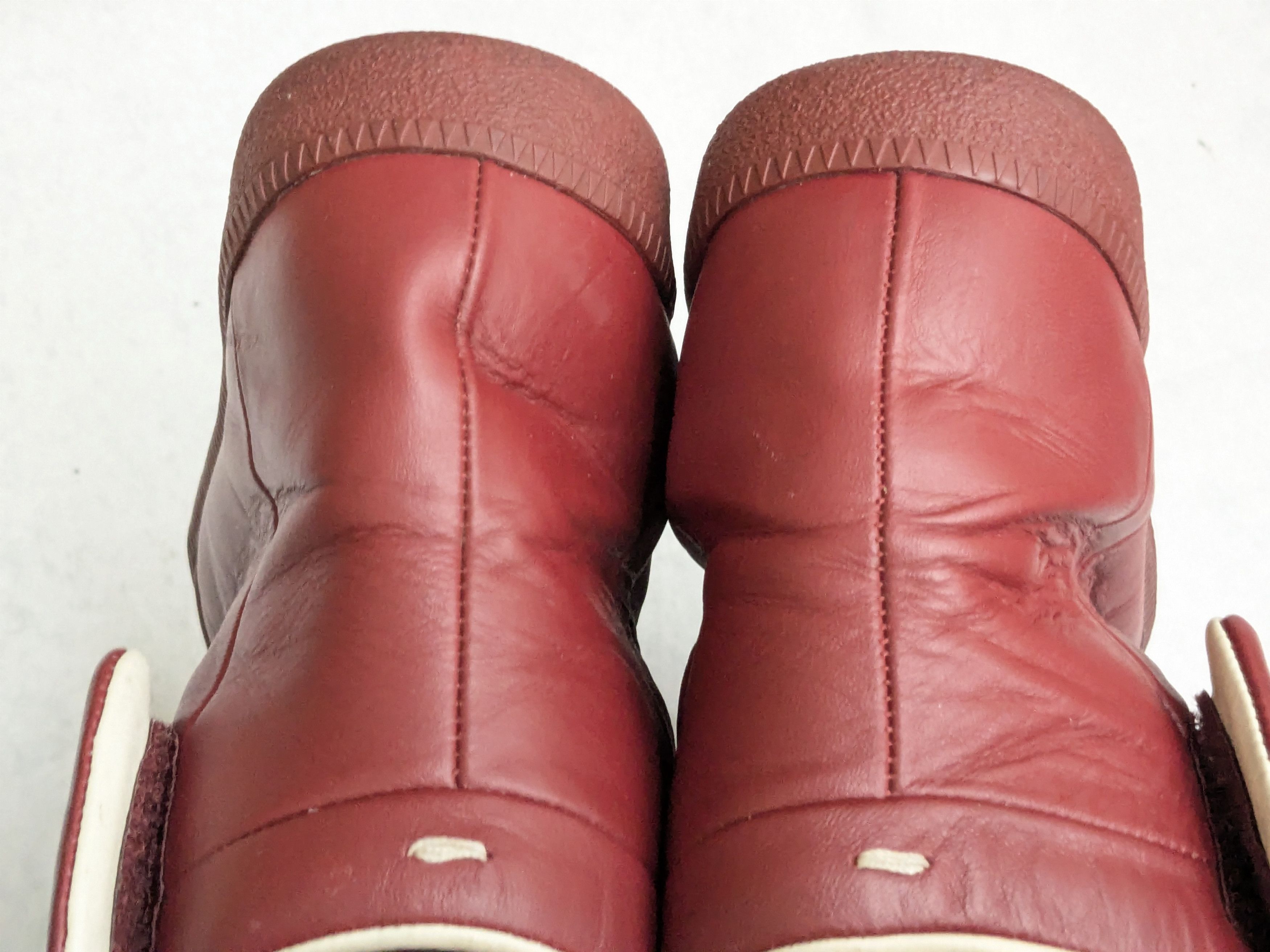 Maison Margiela Maison Margiela Future Burgundy Red 8 41 High Tops Leather Size US 8 / EU 41 - 15 Thumbnail