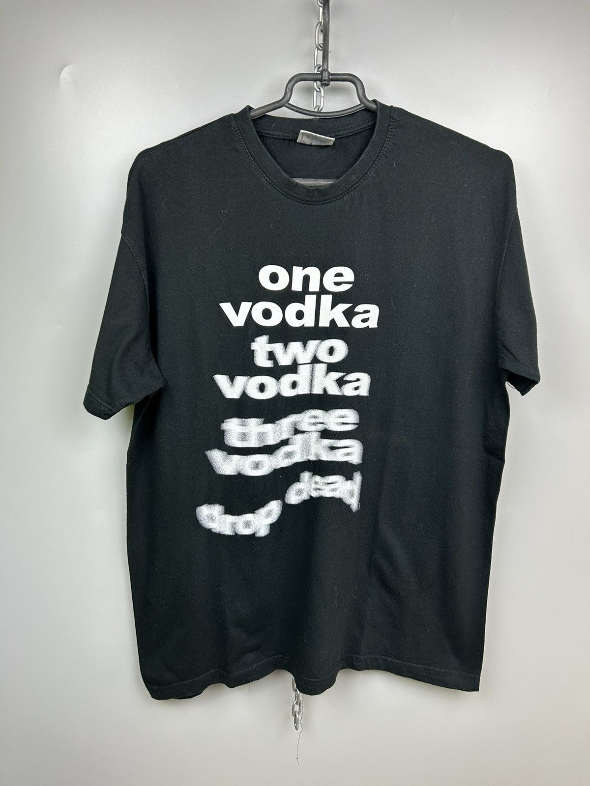 Vintage Vintage One Vodka Two Vodka Three Vodka Humor T shirt Tee Size US L / EU 52-54 / 3 - 1 Thumbnail