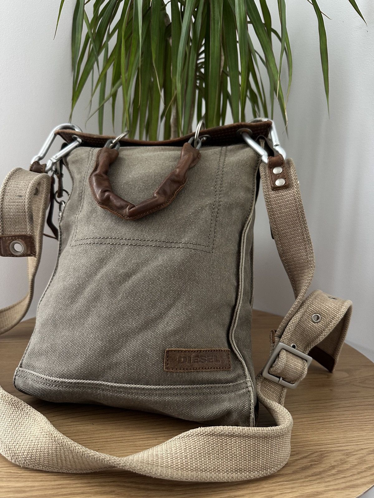 Diesel Vintage Diesel Avant-Garde Beige Tactical Shoulders Bag Size ONE SIZE - 7 Thumbnail
