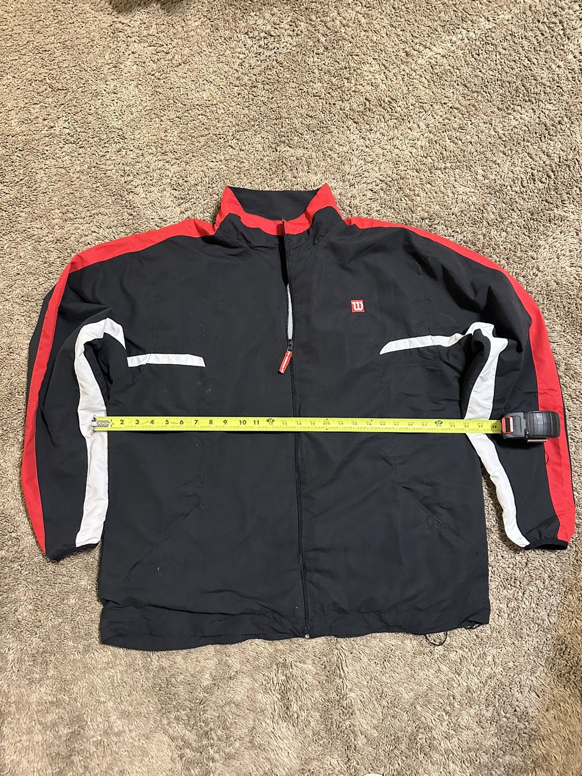 NBA × Vintage × Wilson Vintage Wilson Jordan windbreaker 90s jacket size XL Size US XL / EU 56 / 4 - 5 Thumbnail