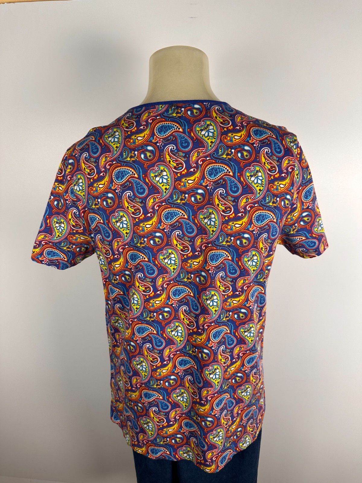 Pretty Green Pretty Green Paisley T Shirt Mens Size L Size US L / EU 52-54 / 3 - 5 Thumbnail