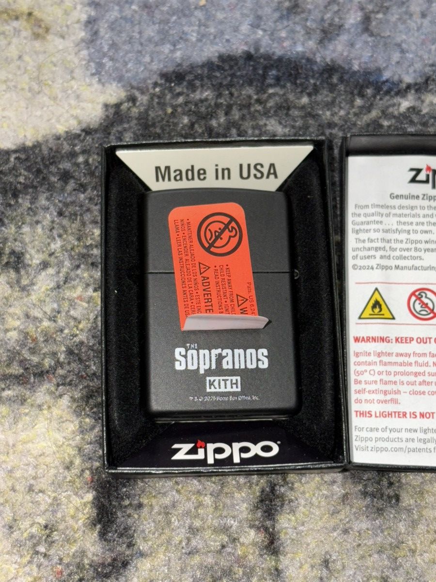 Kith Kith x The Sopranos Bada Bing Zippo Lighter Black Size ONE SIZE - 2 Thumbnail