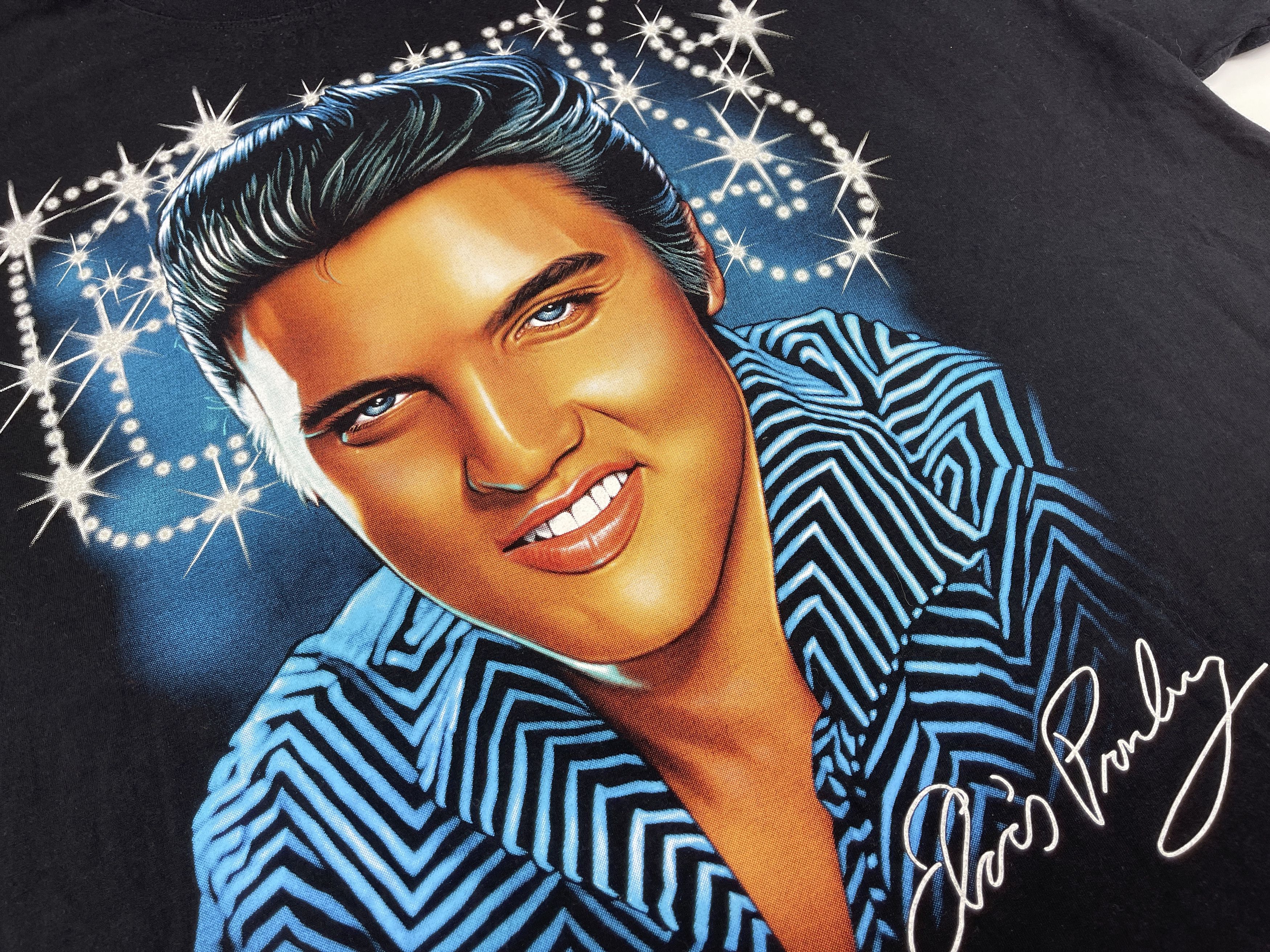 Band Tees Vintage Elvis Presley T-shirt, 90s, music, Graceland, XXL Size US XXL / EU 58 / 5 - 8 Thumbnail