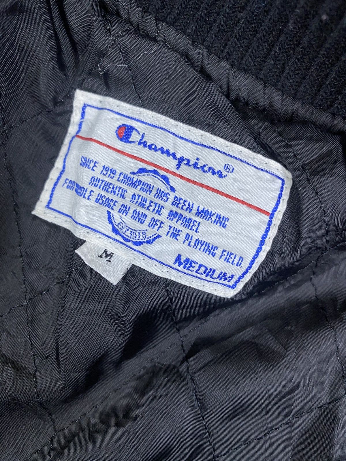 Champion Vintage Champion Wool Blend Quilted Varsity Jacket Size US S / EU 44-46 / 1 - 8 Thumbnail