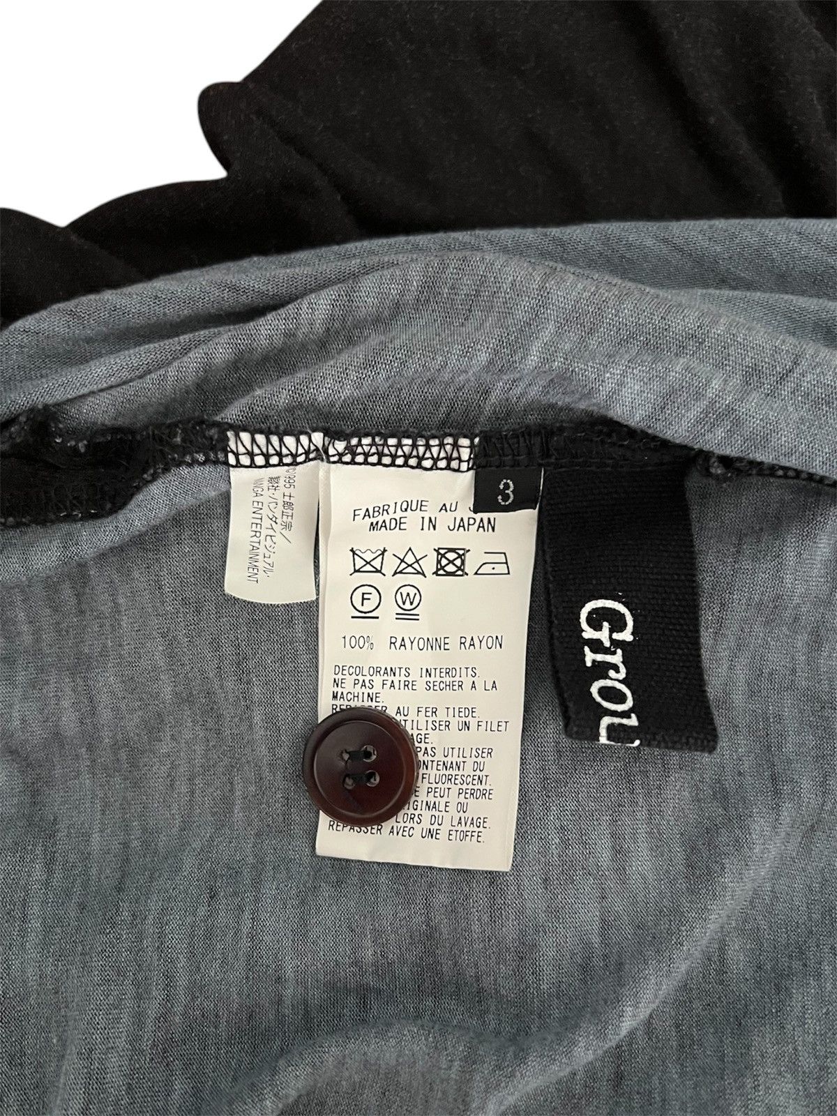 Ground Y × Yohji Yamamoto Yohji Yamamoto Ground Y x Ghost in the Shell Drape Tee Size US L / EU 52-54 / 3 - 7 Thumbnail