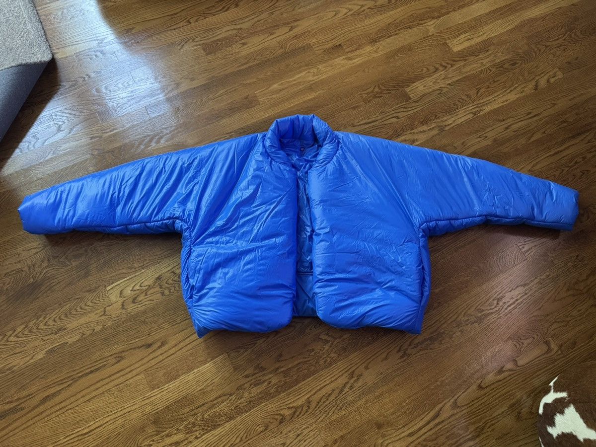 Kanye West Medium Blue Yeezy Gap Round Jacket Nylon Pre Order Size US M / EU 48-50 / 2 - 16 Thumbnail