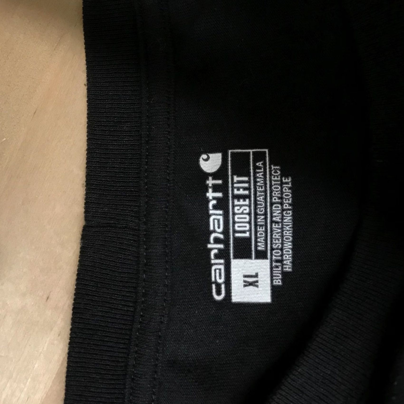 Carhartt CARHARTT Mens XL Black Short Sleeve Crew Neck Cotton T-Shirt Size US XL / EU 56 / 4 - 7 Thumbnail