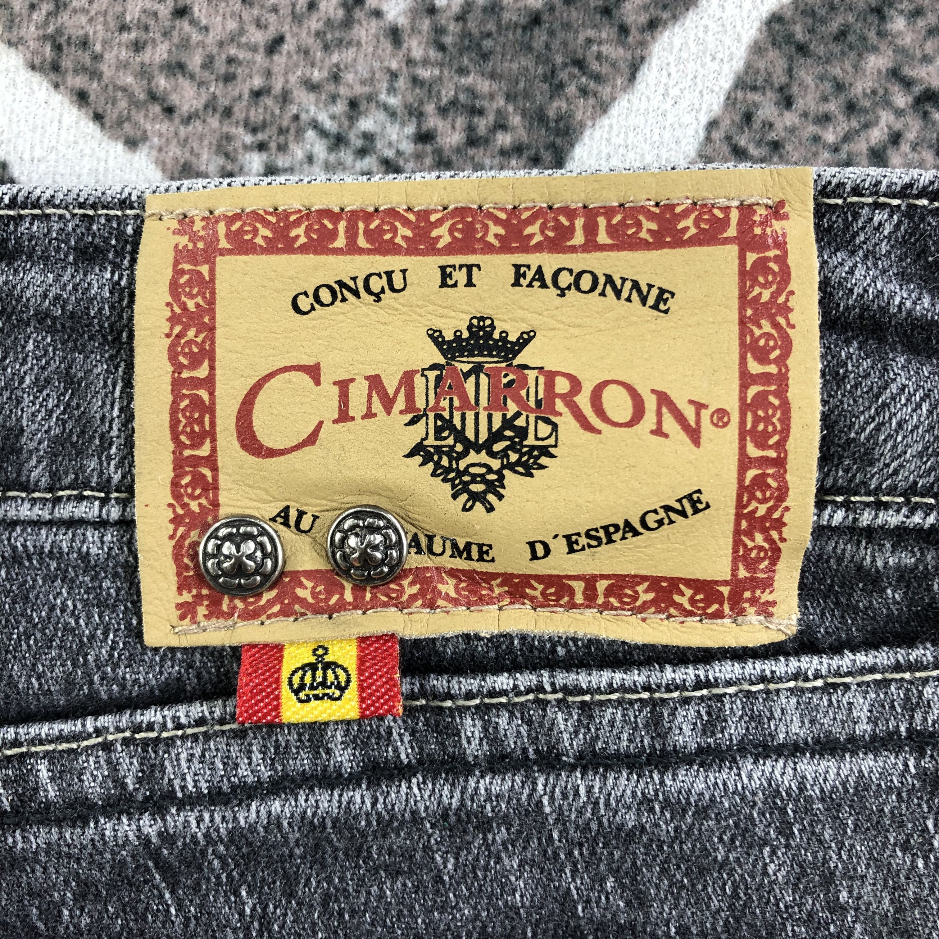 Japanese Brand Cimarron Faded Black Flared Denim KJ1969 Size 27" / US 4 / IT 40 - 5 Thumbnail
