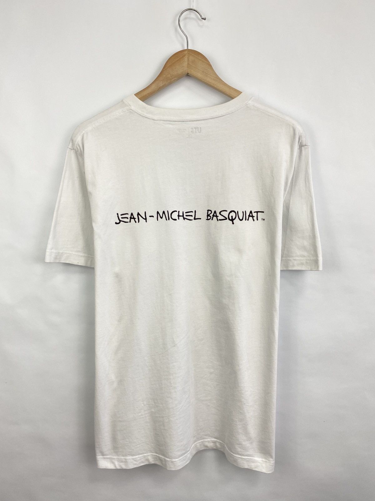 Japanese Brand × Jean-Michel Basquiat × Uniqlo Y2K Uniqlo Jean Michel Basquiat Art Rare Retro T-Shirt Hype Size US XL / EU 56 / 4 - 8 Thumbnail