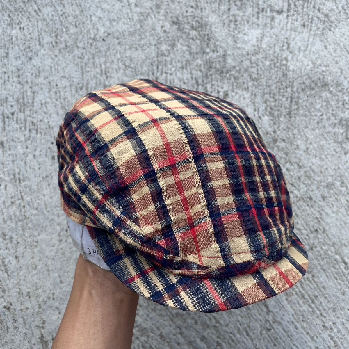 Japanese Brand × Vintage Vintage Tartan flat cap by skyline Size ONE SIZE - 6 Thumbnail