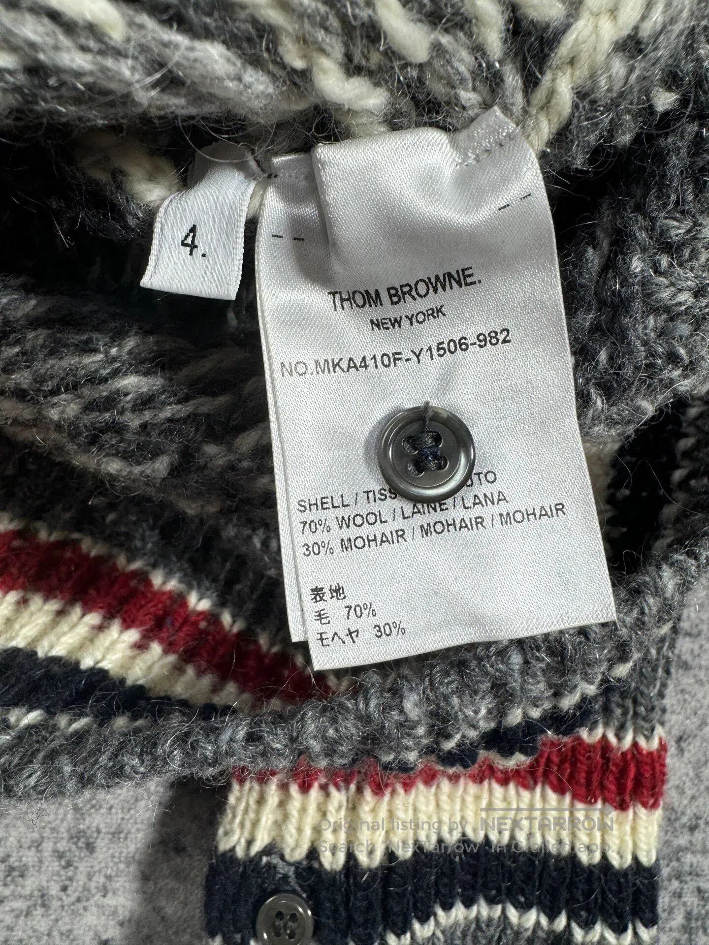 Other thom browne wool blend plaid sweater. Size US M / EU 48-50 / 2 - 6 Thumbnail