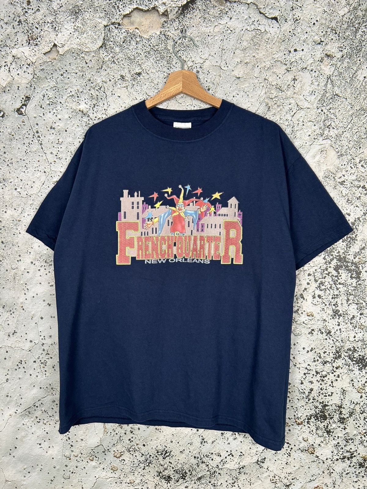 Vintage Vintage French Quarter New Orleans Graphic Tee Baggy Boxy Size US L / EU 52-54 / 3 - 1 Thumbnail