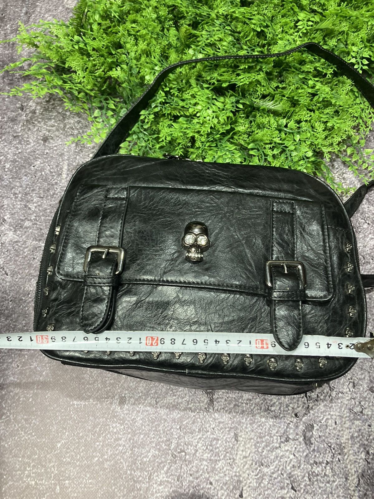 Other Vintage Thomas Wylde Metal Skull Logo Monogram Leather Bag Size ONE SIZE - 17 Thumbnail