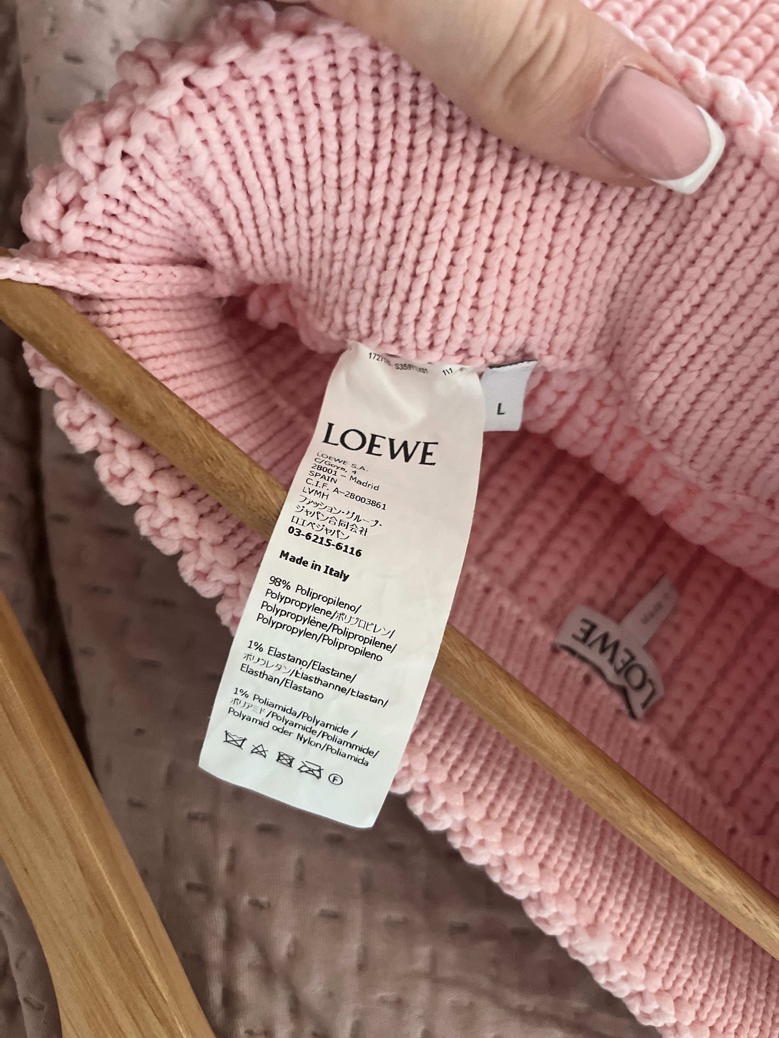 Loewe LOEWE two piece pink set sweater, cropped Jacket and skirt Size S / US 4 / IT 40 - 8 Thumbnail
