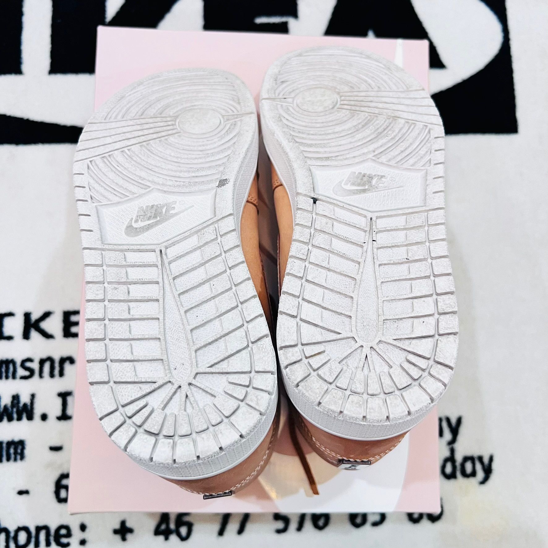 Nike 2015 Vintage Nike Air Jordan I PinnacleVachetta Tan Sneakers Size US 10.5 / EU 43-44 - 8 Thumbnail