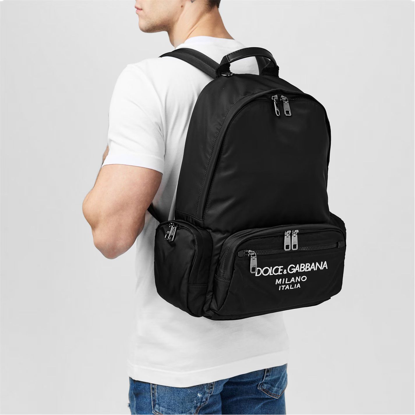Dolce & Gabbana o1g2r1mq0426 Size: OS / Italian Design Backpackin Black Size ONE SIZE - 2 Thumbnail