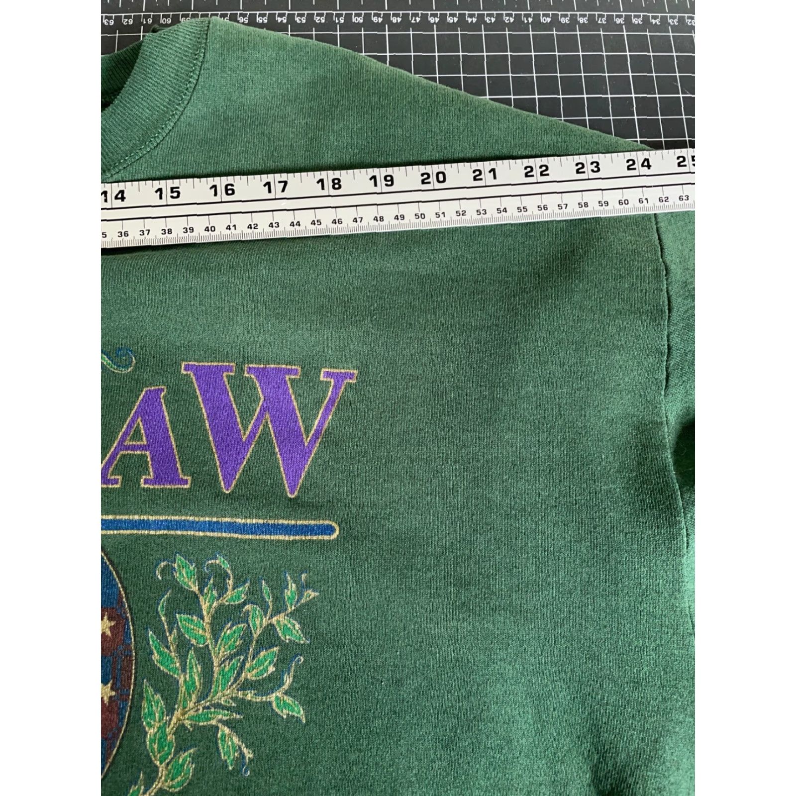 Jerzees Vintage Yes Saginaw Michigan 90s Sweatshirt Jerzees Tag 50/50 XL Green Crewneck Pullover Cotton Polyester Cotton Blend Adult Men United States Size US XL / EU 56 / 4 - 7 Thumbnail