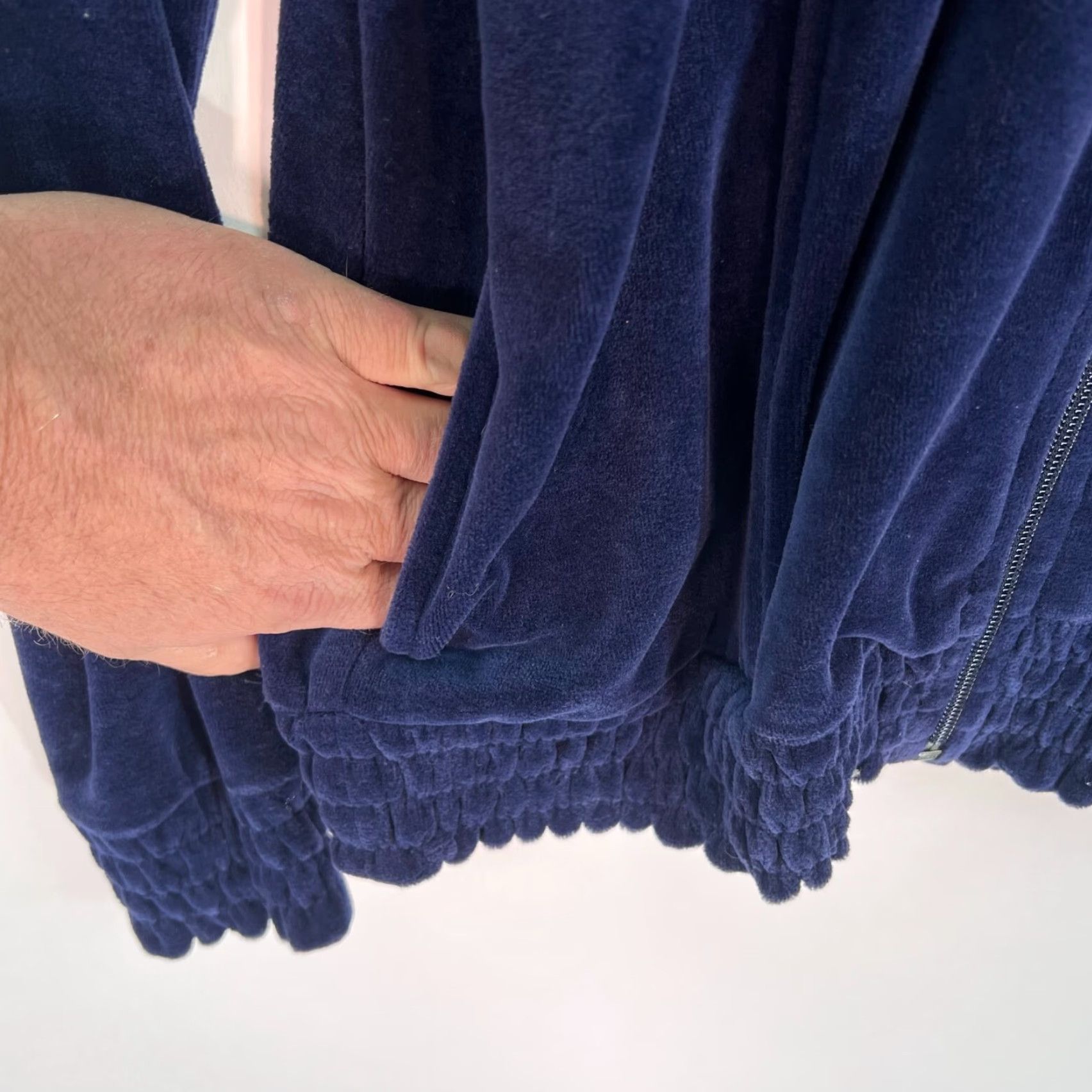 Vintage VINTAGE Kim Rogers Fleece Sweatshirt Jacket Womens Size S Blue Full Zip Pockets Activewear Size S / US 4 / IT 40 - 3 Thumbnail