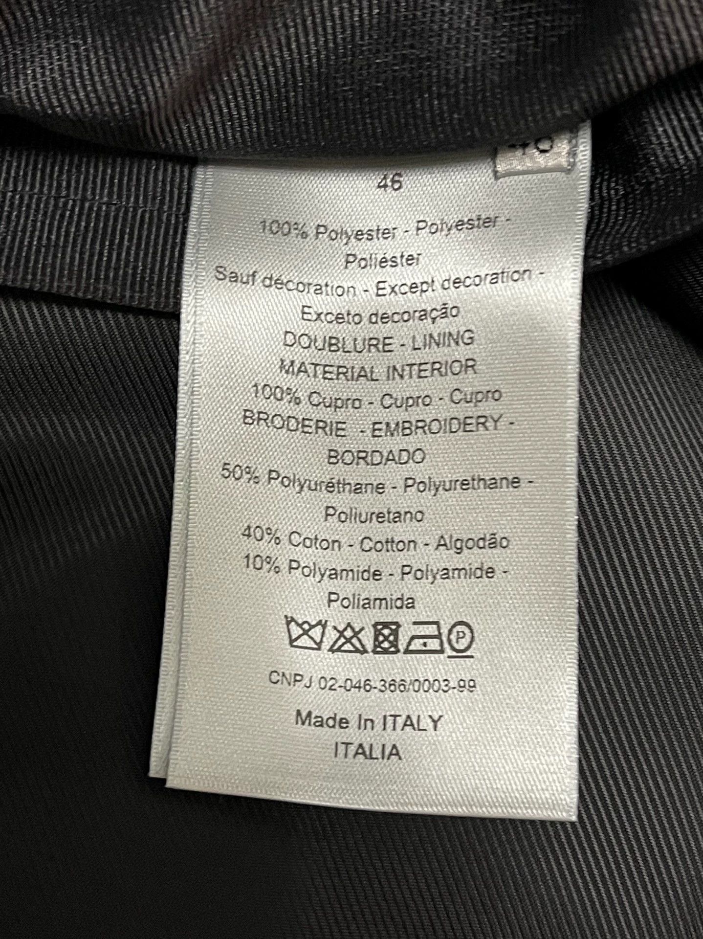 Dior Dior Homme Runway Silk Black OS Jacket 46 Size US S / EU 44-46 / 1 - 6 Thumbnail