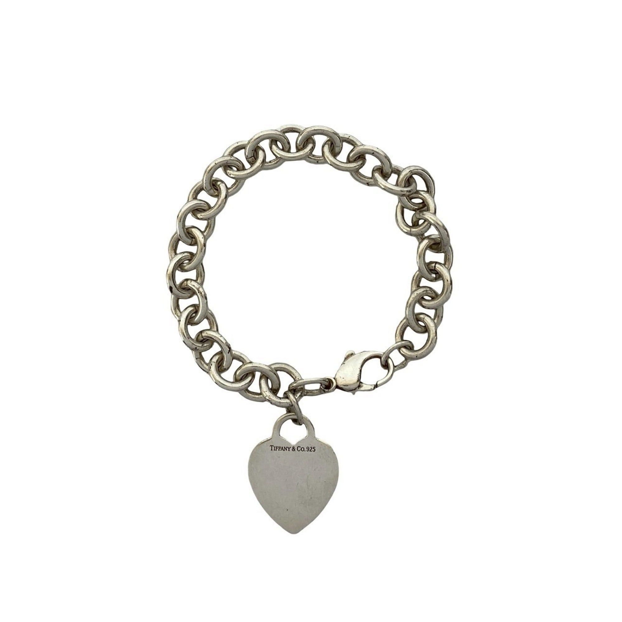 Tiffany & Co. TIFFANY&Co. Tiffany Heart Tag Chain Bracelet, Sterling Silver 925, Item No. 34424 Size ONE SIZE - 1 Thumbnail