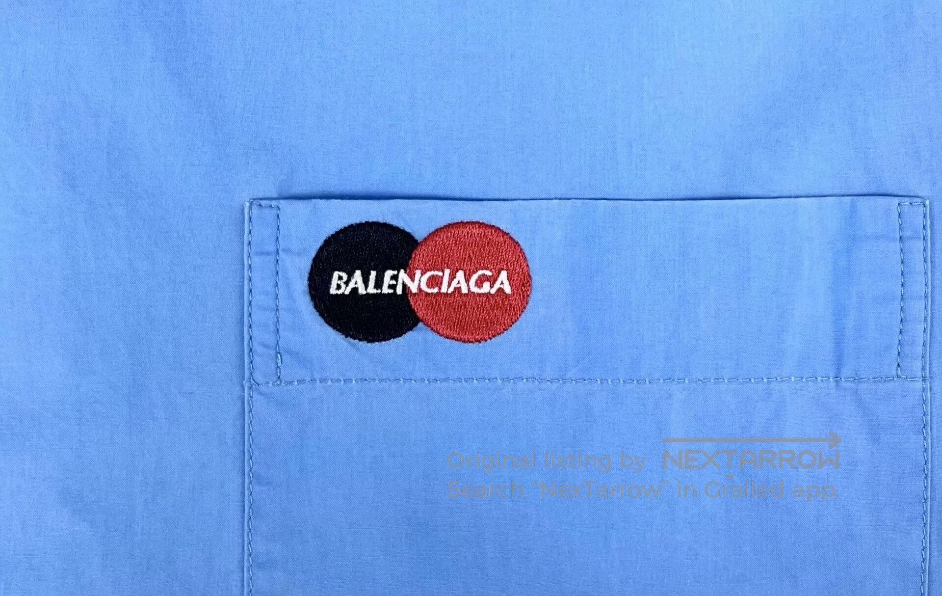 Balenciaga Balenciaga Blue Mastercard Short. Size US M / EU 48-50 / 2 - 5 Thumbnail