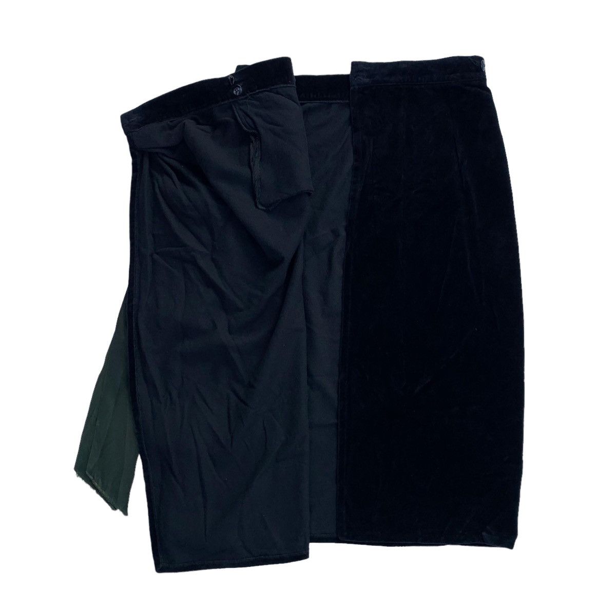 Versace Auth Vtg 80s GIANNI VERSACE Velvet Wrap Ribbon Belt Skirt Size 30" / US 8 / IT 44 - 8 Thumbnail