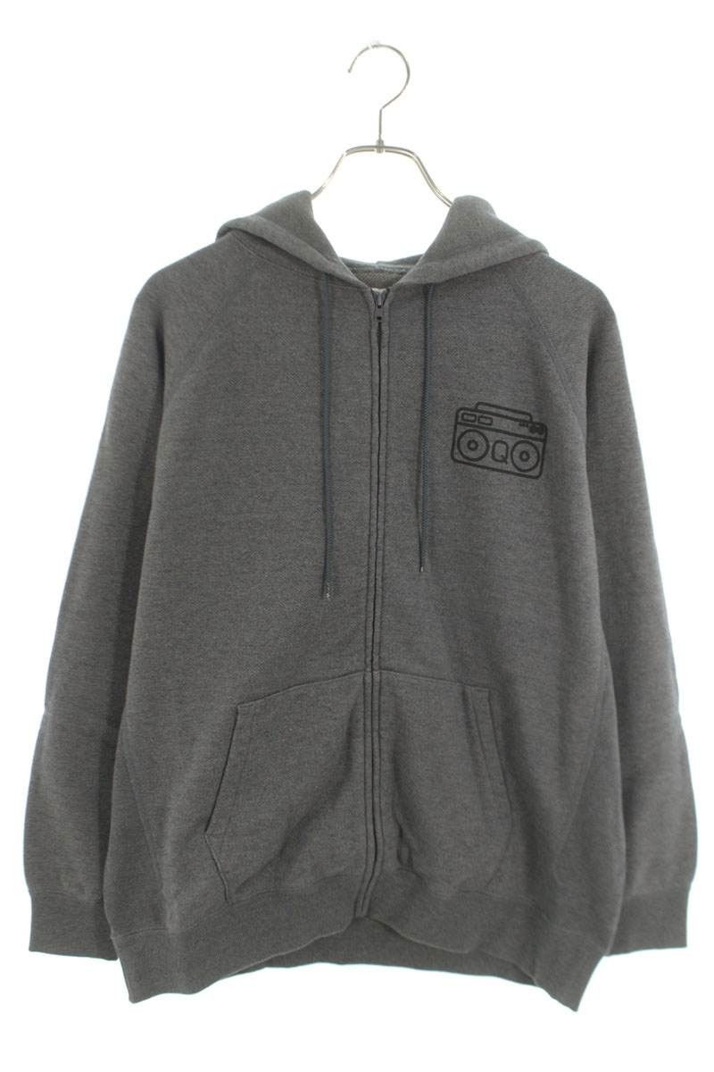 トップス FORSOMEONE SWEAT PUFFER HOODIE grey 48