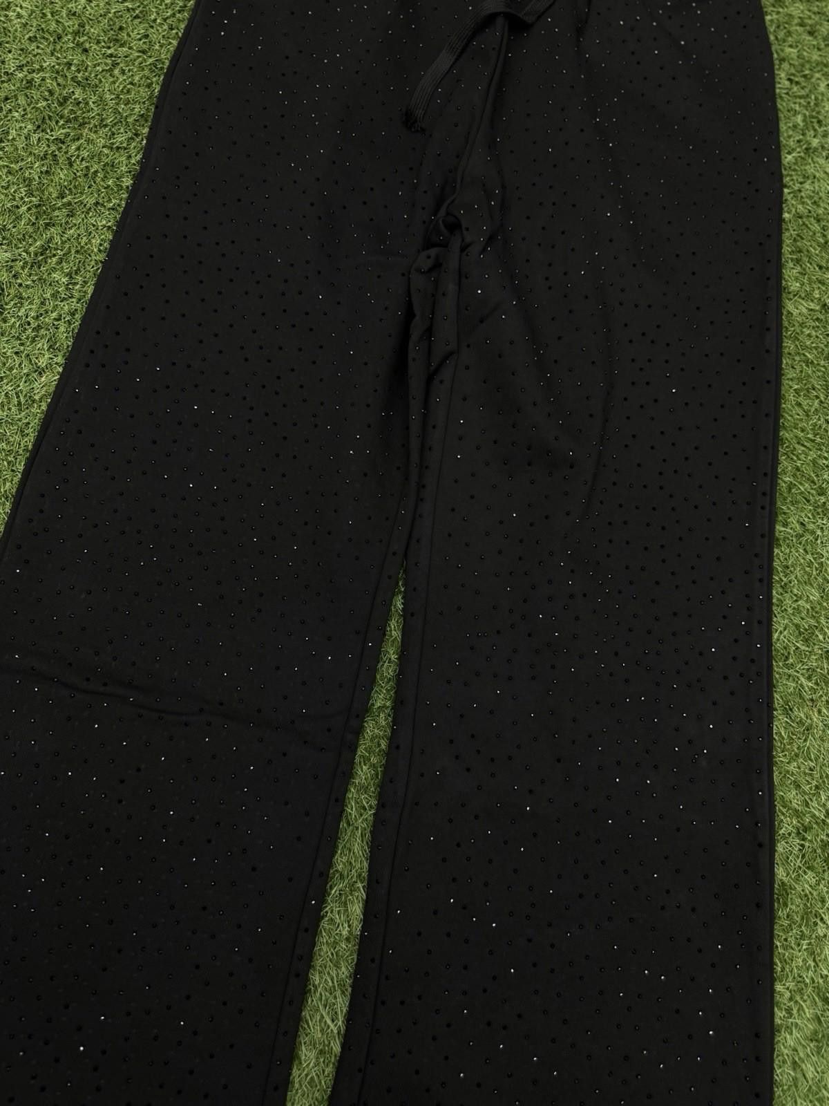 Saint Vanity Size L - Saint Vanity Black Rhinestone Sweatpants Authentic Size US 34 / EU 50 - 6 Thumbnail
