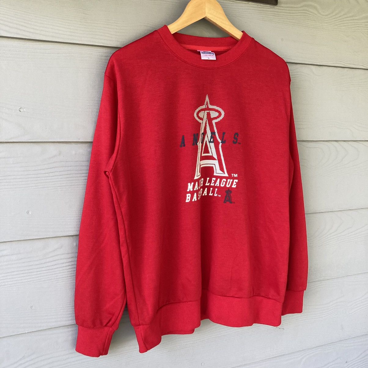 Vintage Vintage Angels Red sweatshirt Size Extra Large Size US L / EU 52-54 / 3 - 2 Thumbnail