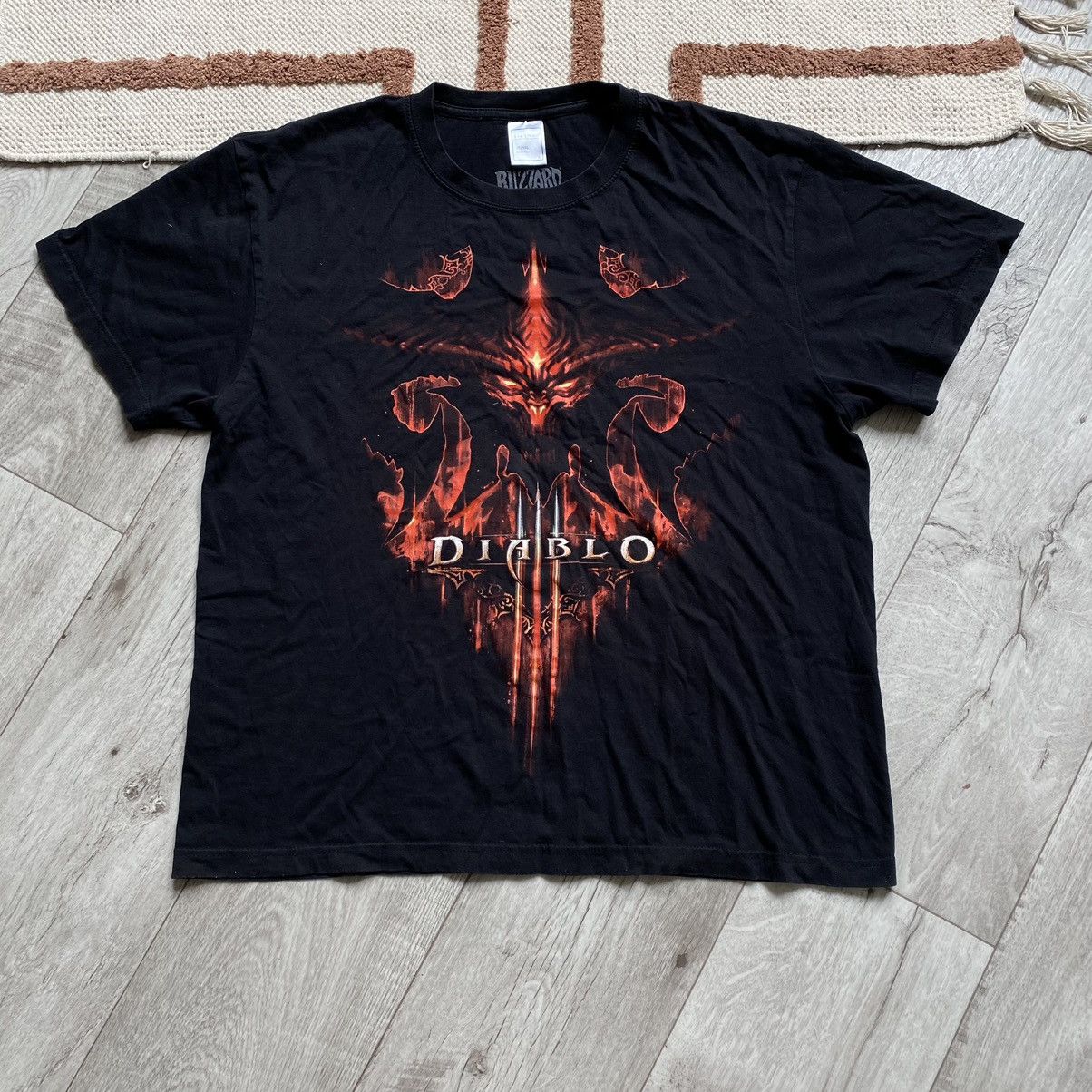 Band Tees × Vintage DIABLO 3 BLIZZARD GAMING Y2K T SHIRT Size US XL / EU 56 / 4 - 1 Thumbnail