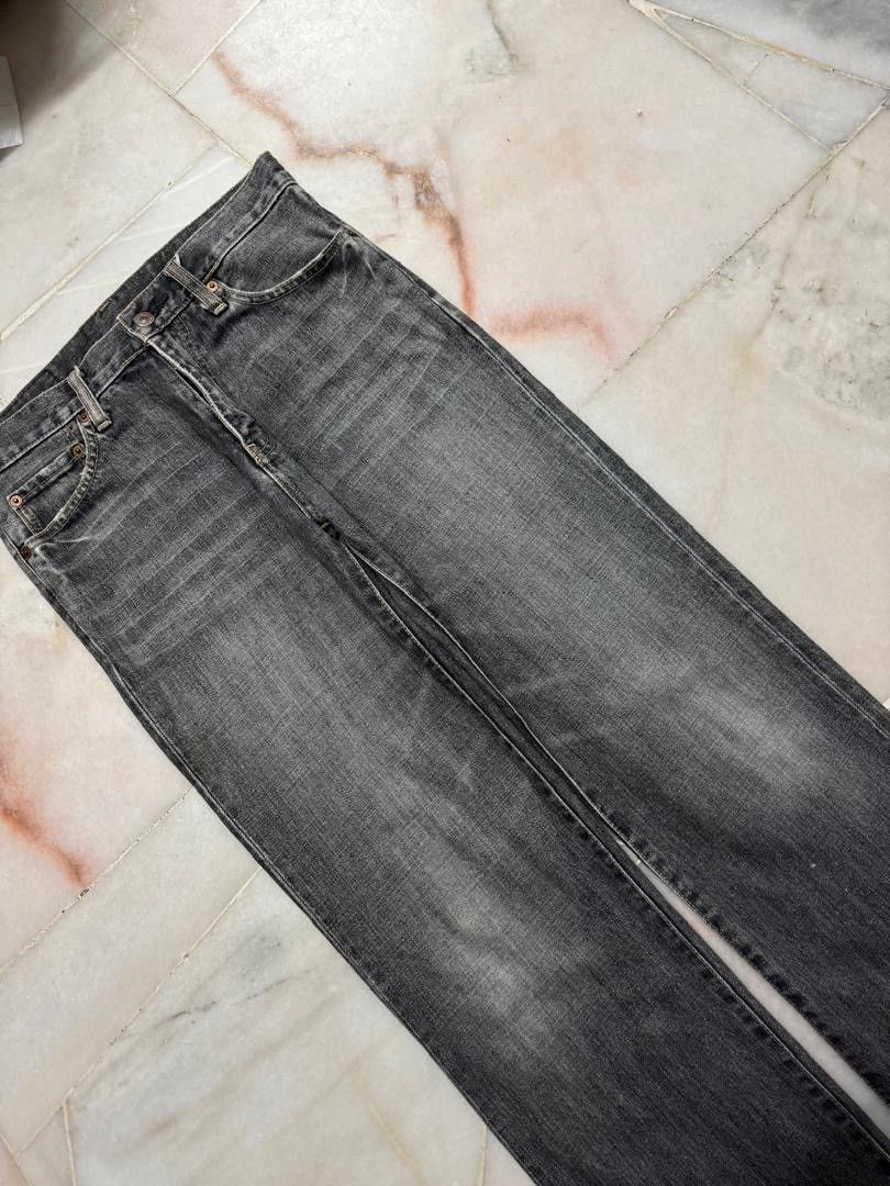 Uniqlo 💥Sick💥Vintage 90’s Uniqlo Sand Washed Straight Distressed Size US 29 - 6 Thumbnail