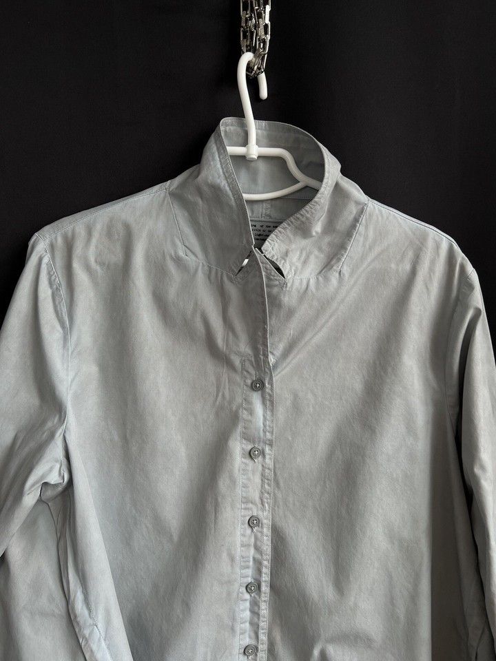 Rundholz Rundholz Woman's Shirt Blouse Cotton Gray Size L Size L / US 10 / IT 46 - 4 Thumbnail