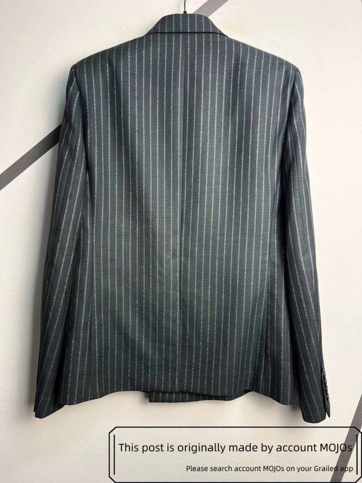 Saint Laurent Paris Sz 48 Saint Laurent Paris 20SS Sliver Lining Blazer mojos093 Size US M / EU 48-50 / 2 - 2 Thumbnail
