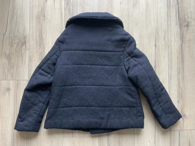 Comme des Garcons Comme des Garcons Navy blue cotton-padded jacket coat Size S / US 4 / IT 40 - 4 Thumbnail