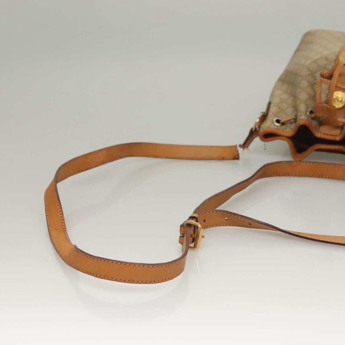 Celine CELINE Macadam Canvas Shoulder Bag Pvc Beige Gold Size ONE SIZE - 7 Thumbnail