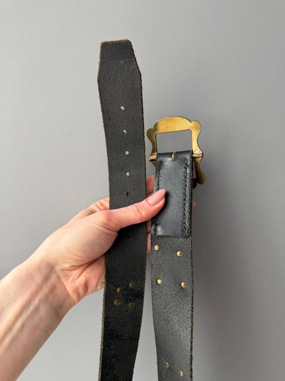 Etro ETRO Leather Belt Black 115/130 Size ONE SIZE - 6 Thumbnail