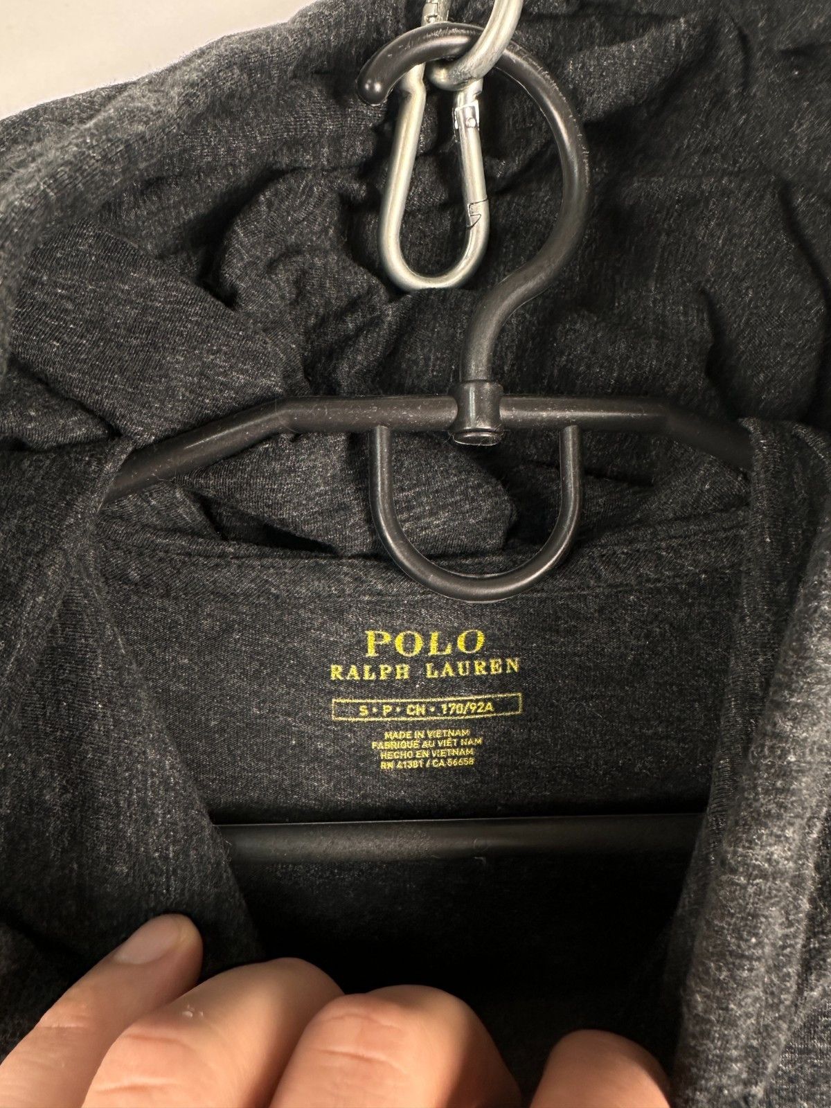 Polo Ralph Lauren Polo Ralph Lauren Men’s Light Hoodie Pullover Grey Size S Size US S / EU 44-46 / 1 - 5 Thumbnail