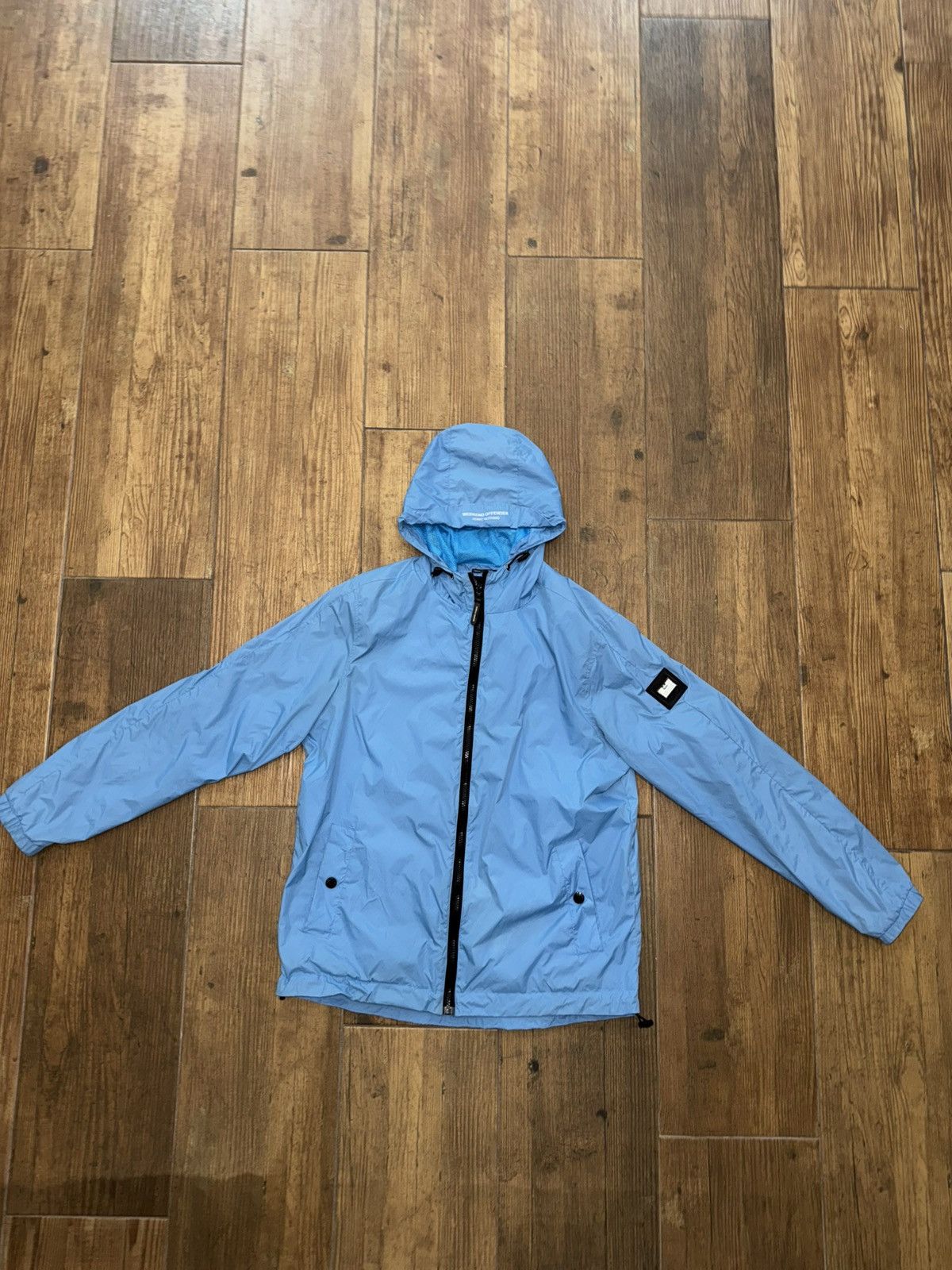 Weekend Offender Weekend Offender Light Blue Hooded Jacket Size L Size US L / EU 52-54 / 3 - 1 Thumbnail