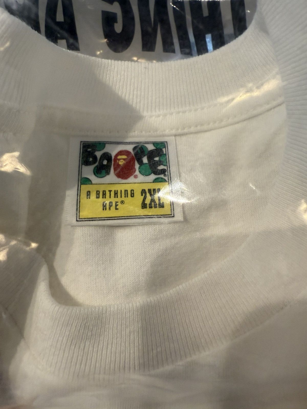 Bape Bape college tee Size US XXL / EU 58 / 5 - 2 Thumbnail