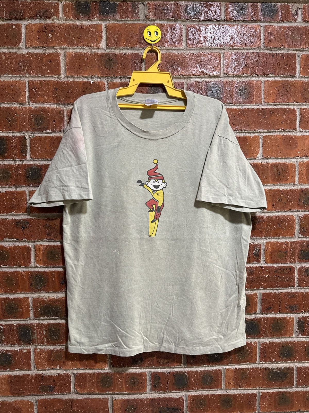 Hanes × Vintage Vintage Polera Burton Mns Ski-Board Faded Tee Size US XL / EU 56 / 4 - 1 Thumbnail