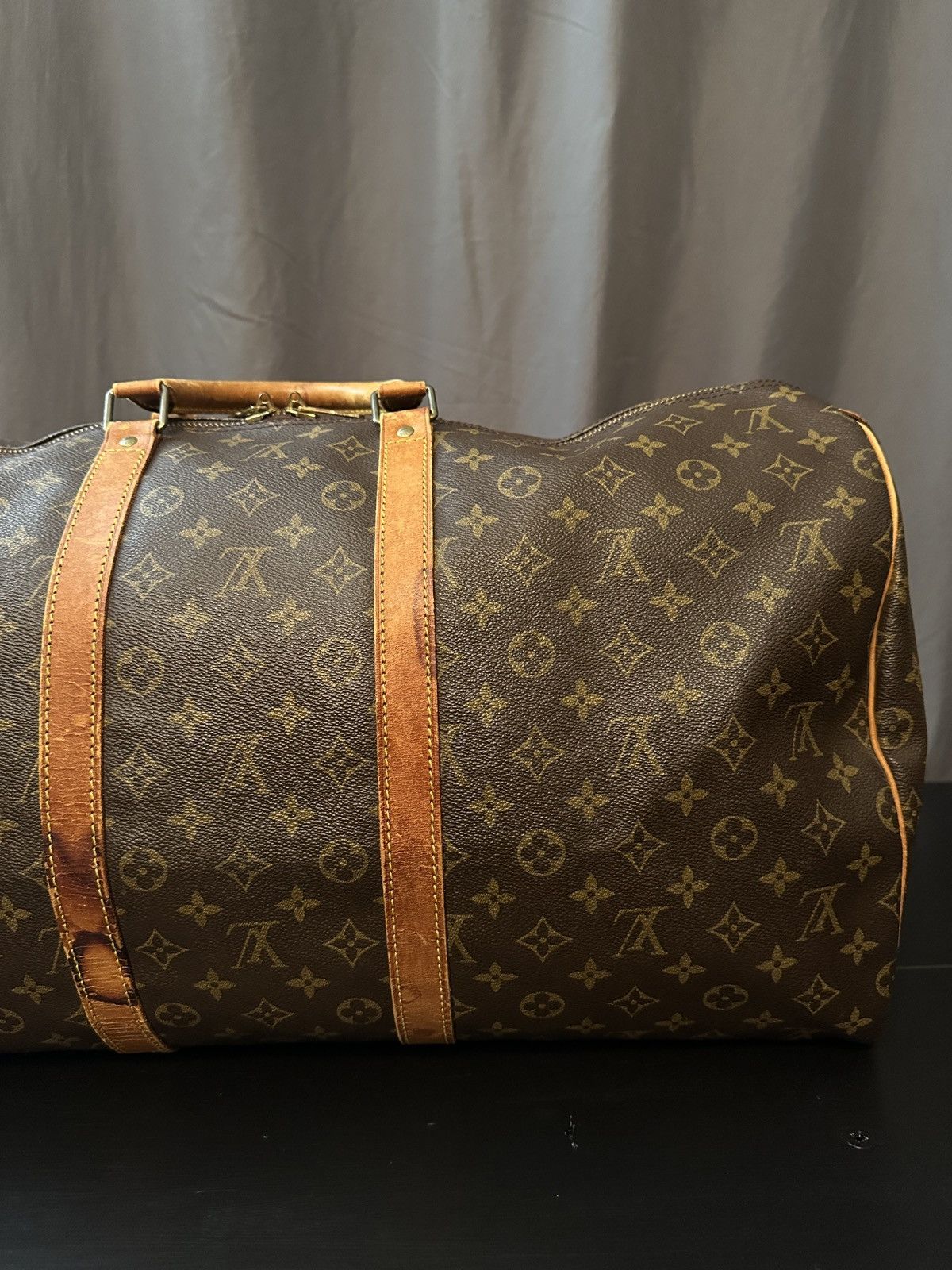 Louis Vuitton Louis Vuitton Keepall 55 Duffle Bag Size ONE SIZE - 9 Thumbnail