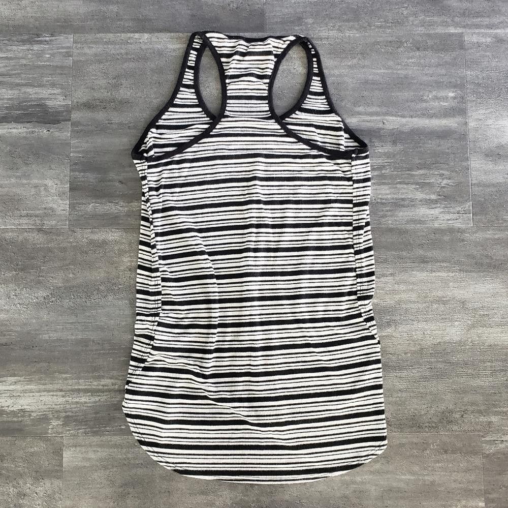 Issey Miyake Black White Striped ISSI Long Tank Size S / US 4 / IT 40 - 2 Thumbnail